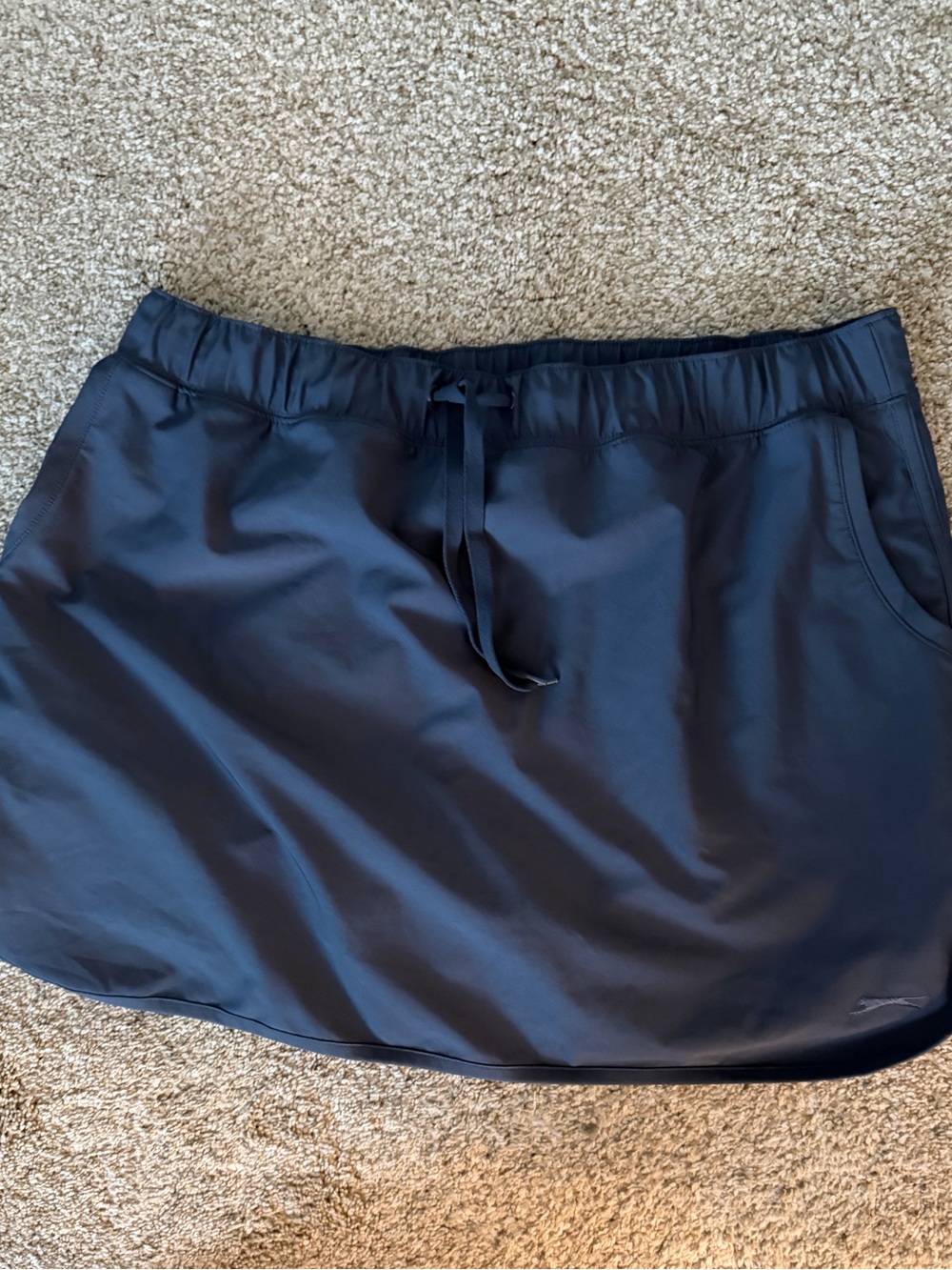 Slazenger Navy Golf Skort with Elastic Waist